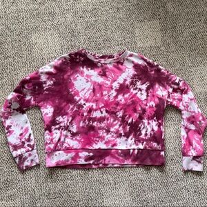 Ivory Ella Pink and White Tie-Dye Top